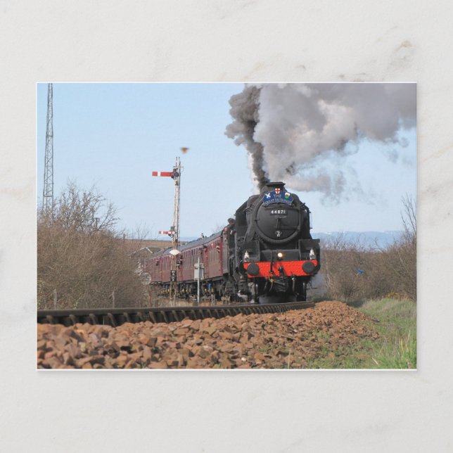 The Great Britain III steam train Postcard (Front)