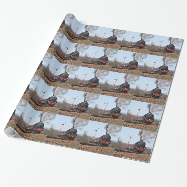 The Great Britain III steam train Wrapping Paper (Unrolled)