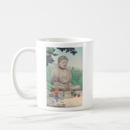 The Great Buddha at Kamakura FUJISHIMA TAKEJI Coffee Mug