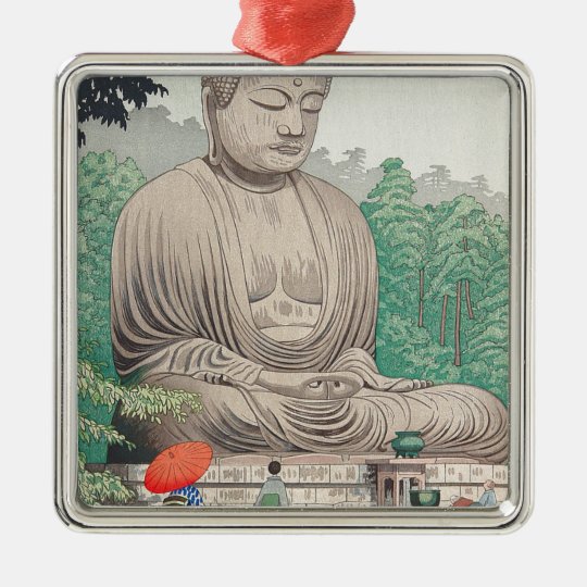 The Great Buddha at Kamakura FUJISHIMA TAKEJI Metal Ornament