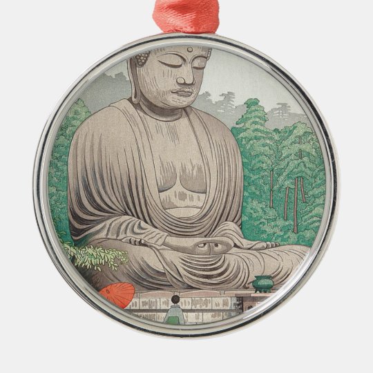 The Great Buddha at Kamakura FUJISHIMA TAKEJI Metal Ornament