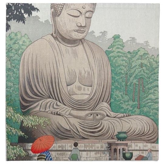 The Great Buddha at Kamakura FUJISHIMA TAKEJI Napkin