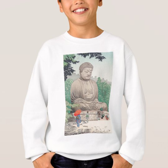The Great Buddha at Kamakura FUJISHIMA TAKEJI Sweatshirt