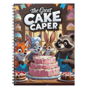 The Great Cake Caper – Fun Animal Bakery Adventure Notebook