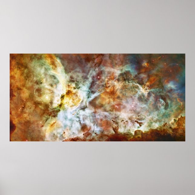 The Great Carina Nebula NGC 3372 Star Birth Poster (Front)