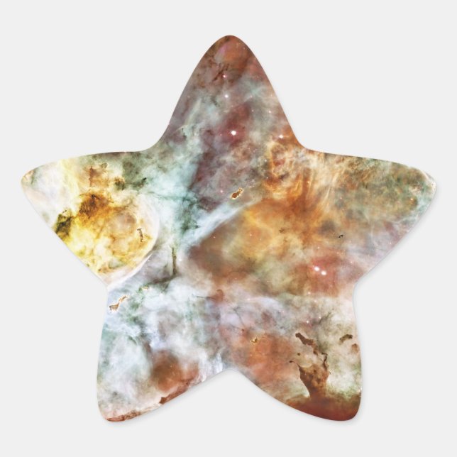 The Great Carina Nebula NGC 3372 Star Birth Star Sticker (Front)