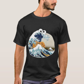 The Great Cookie Eating Wave Off Kanagawa Eyes T-Shirt