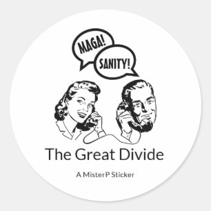 The Great Divide (variant) - A MisterP Sticker