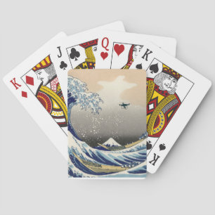 The Great Drone Wave Off Kanagawa Playing Cards