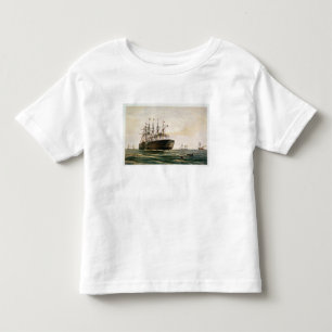The Great Eastern under way, July 23rd, 1865, from Toddler T-shirt