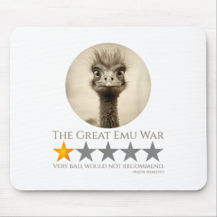 The Great Emu War - Australian History Meme  Mouse Pad
