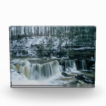 The Great Falls of Tinkers Creek on a Snowy Day