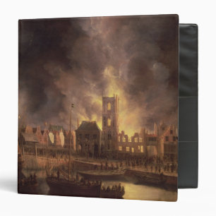 The Great Fire in the Old Town Hall, Amsterdam Binder