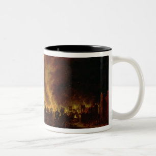 The Great Fire of London in 1666 Two-Tone Coffee Mug