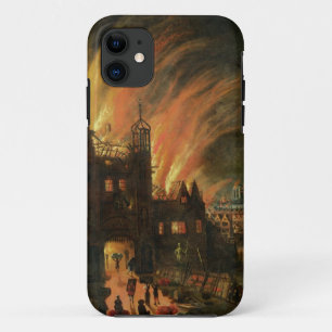 The Great Fire of London (September 1666) with Lud iPhone 11 Case