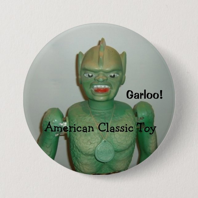 The Great Garloo Button! 3 Inch Round Button (Front)