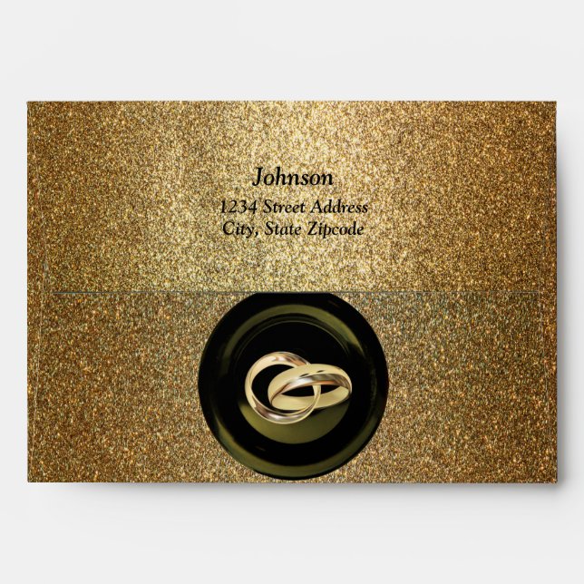 The Great Gatsby Inspiration Envelopes (Back (Top Flap))