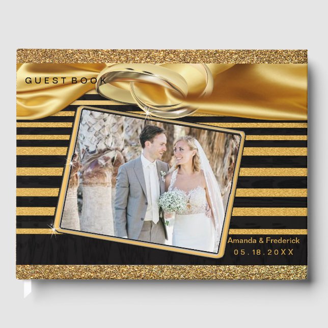 The Great Gatsby Wedding Guest Book (Front)
