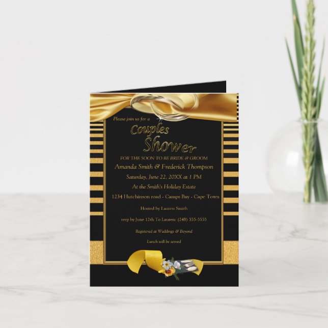 The Great Gatsby  Wedding Shower Invitation (Front)