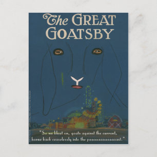 The Great Goatsby postcard
