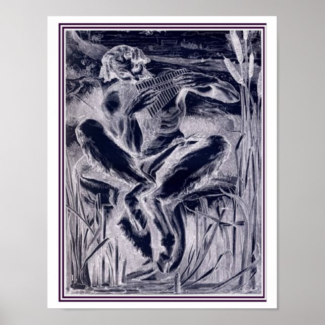 The Great God Pan-1860 Frederic Leighton 11 x 14 Poster (Front)