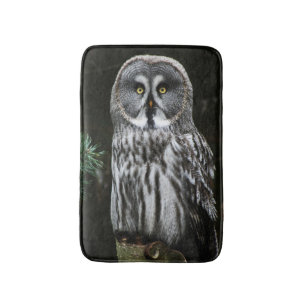 The Great Grey Owl bmcn Bath Mat