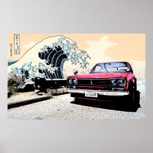 ‘The Great Hakosuka’ Skyline on PCH Poster