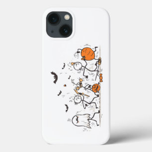 The Great Halloween Candy Fight – Playful Stick iPhone 13 Case
