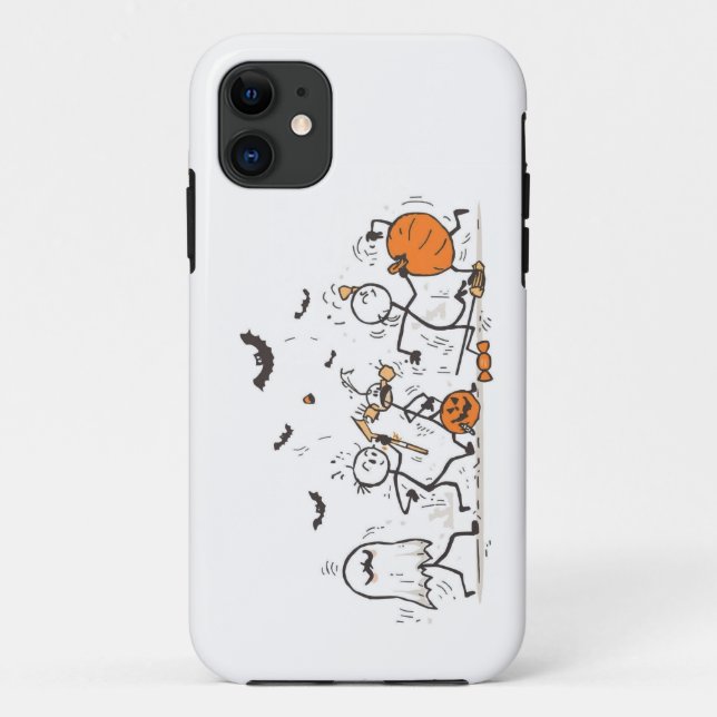 The Great Halloween Candy Fight – Playful Stick Case-Mate iPhone Case (Back)