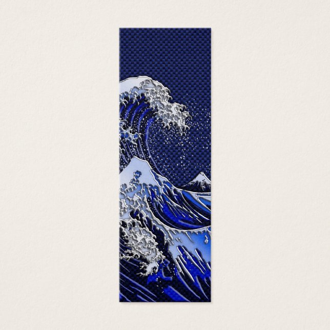 The Great Hokusai Wave chrome carbon fibre styles (Front)