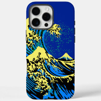 The Great Hokusai Wave in Vibrant Pop Style iPhone 16 Pro Max Case