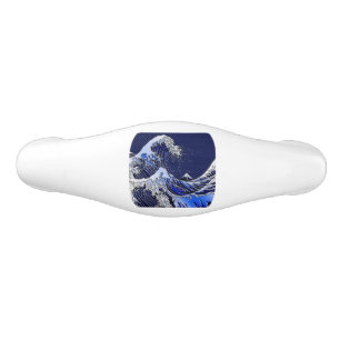 The Great Hokusai Wave Modern styles Ceramic Drawer Pull