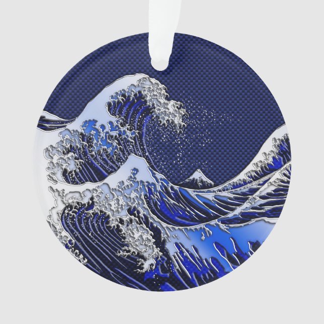 The Great Hokusai Wave Modern styles Ornament (Front)
