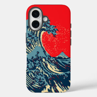 The Great Hokusai Wave Pop Decor iPhone 16 Case