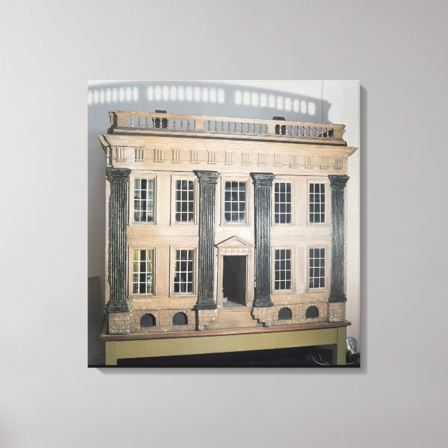 The Great House' English doll's house Canvas Print (Front)
