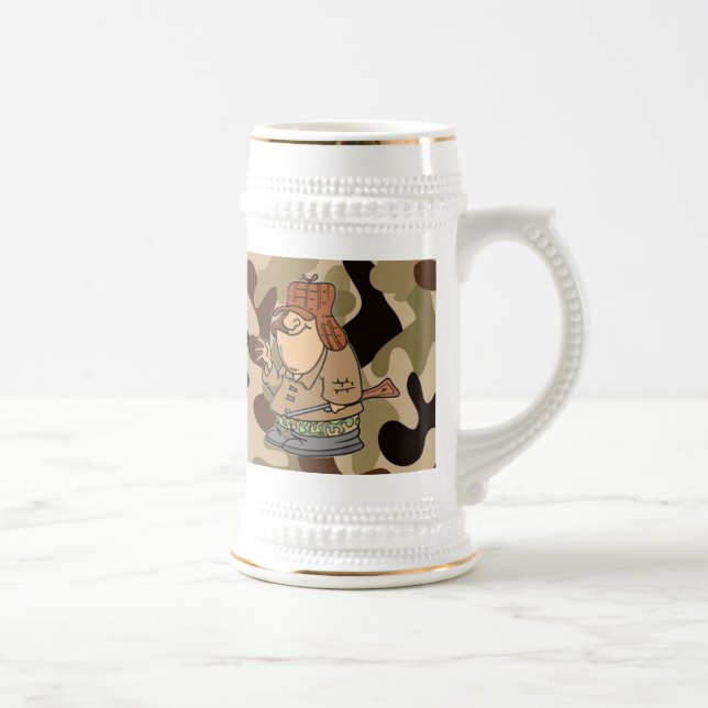 The Great Hunter Camo Stein... Beer Stein (Right)