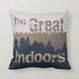 The Great Indoors Throw Pillow