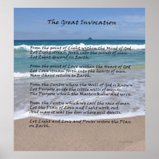 The Great Invocation Poster