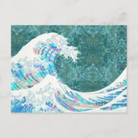 the great iridescent wave of kanigawa (green)