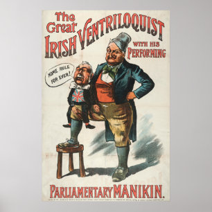 The Great Irish Ventriloquist Poster