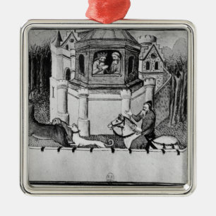 The Great Khan in Peking Metal Ornament