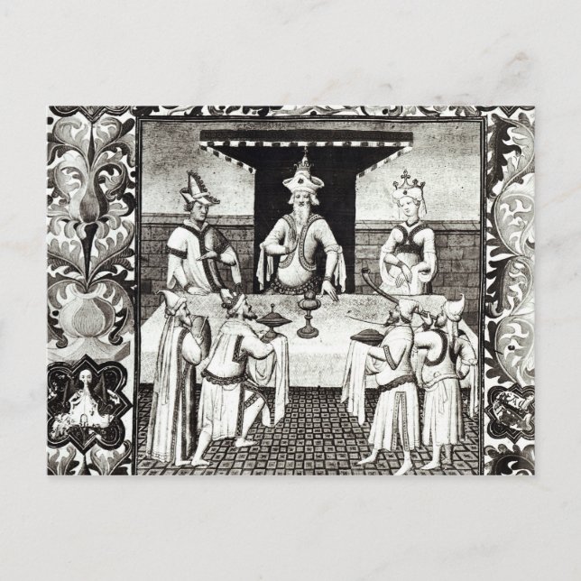 The Great Khan's feast Postcard (Front)