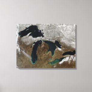 The Great Lakes 3 Canvas Print