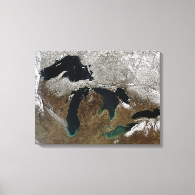 The Great Lakes 3 Canvas Print (Front)