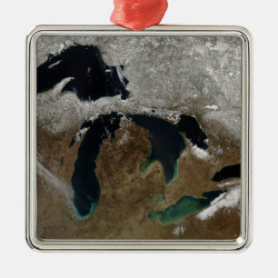 The Great Lakes 3 Metal Ornament