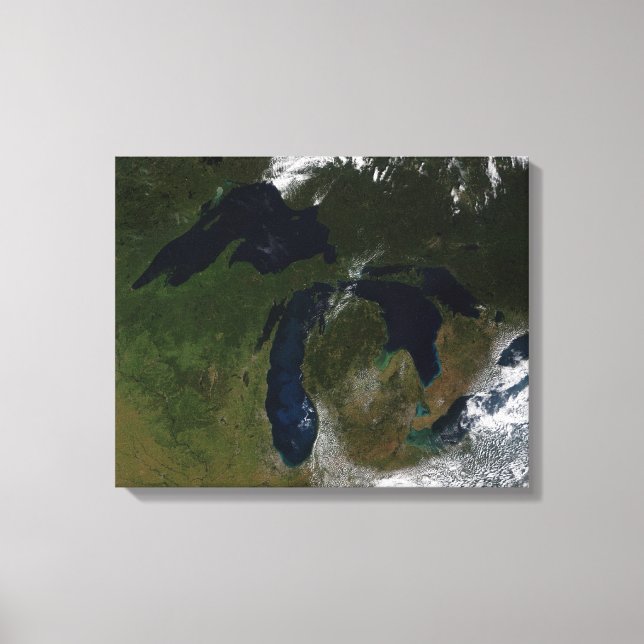 The Great Lakes Canvas Print (Front)