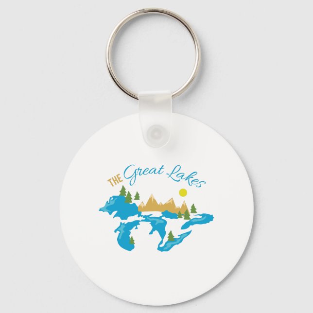 The Great Lakes Keychain (Front)