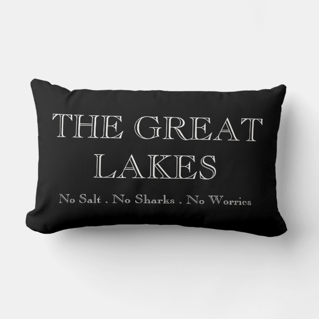 The Great Lakes Lumbar Pillow (Front)