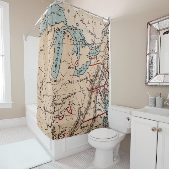 The Great Lakes of North America Map (In Situ)