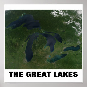 The Great Lakes Poster